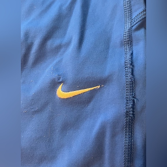 Nike Dri-Fit Women’s Blue Cropped Running Leggings w Pockets Size Small - Picture 16 of 16